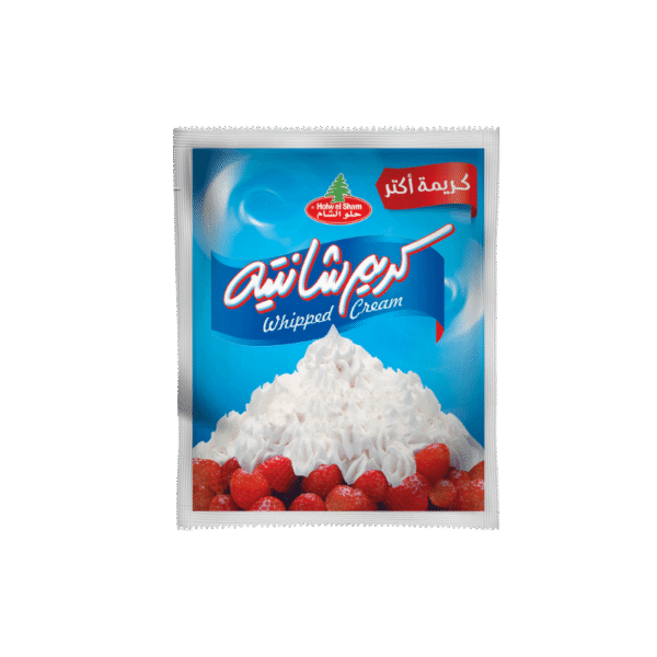 HOLW ELSHAM - WHIPPED CREAM 45GM حلو الشام كريم شانتيه 45 جرام