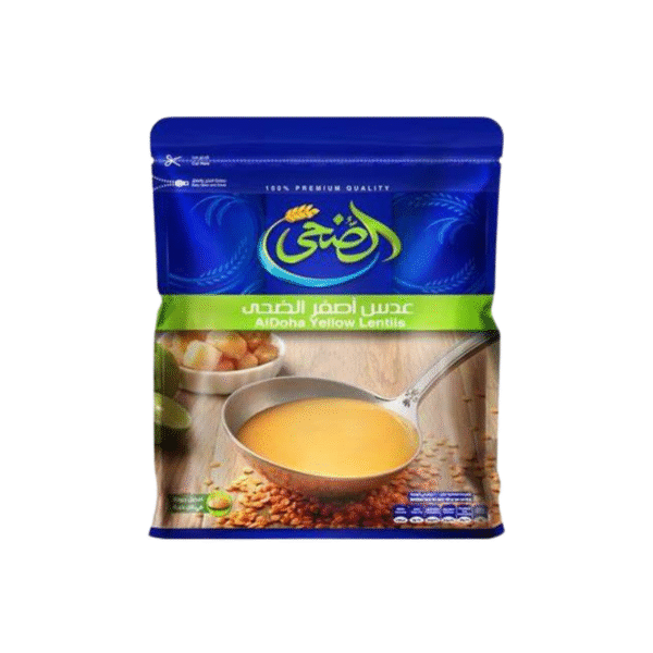 AL - DOHA RED LENTIL 500GM الضحي عدس اصفر 500 جرام