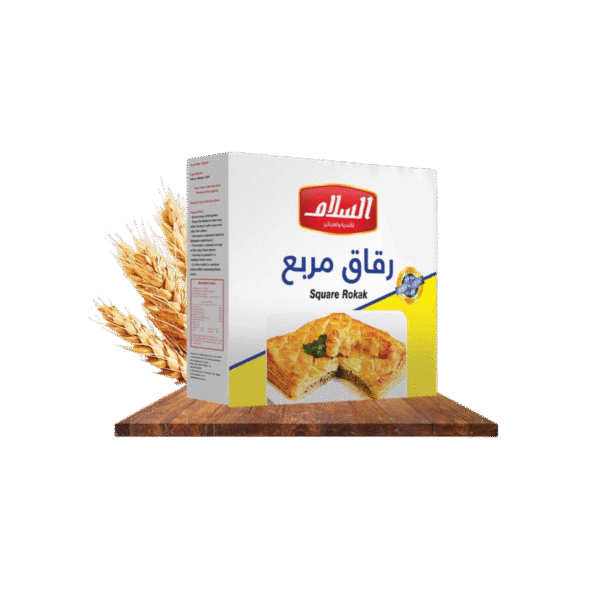 AL ZAHAR - ROKAK SQUARE 650GM رقاق السلام مربع 650 جرام