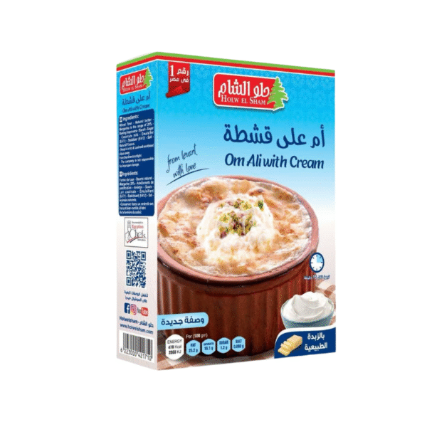 HOLW ELSHAM - OM ALI CREAM 140GM حلو الشام ام علي قشطه 140 جرام
