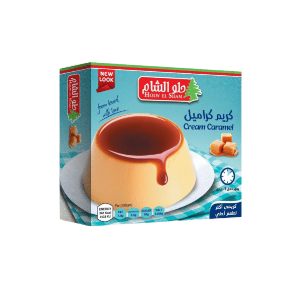 HOLW ELSHAM - CREAM CARAMEL 80GM حلو الشام كريم كراميل 80 جرام