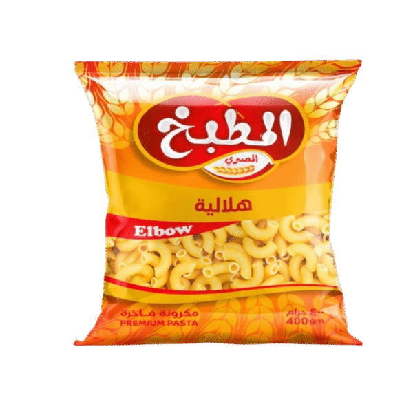 AL MATABKH - ELBOW 400GM المطبخ مكرونه هلاليه 400 جرام