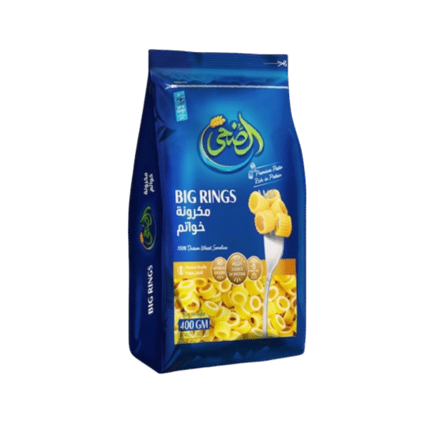 AL DOHA - RINGS PASTA 400GM الضحي مكرونه خواتم 400 جرام
